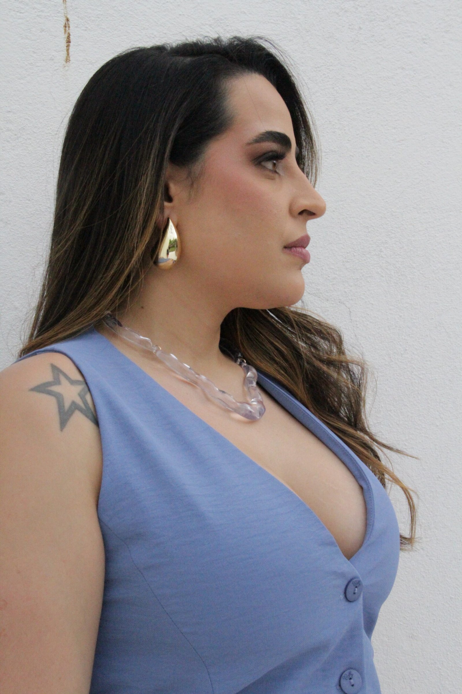 BRINCO GOTA LISA Dourado