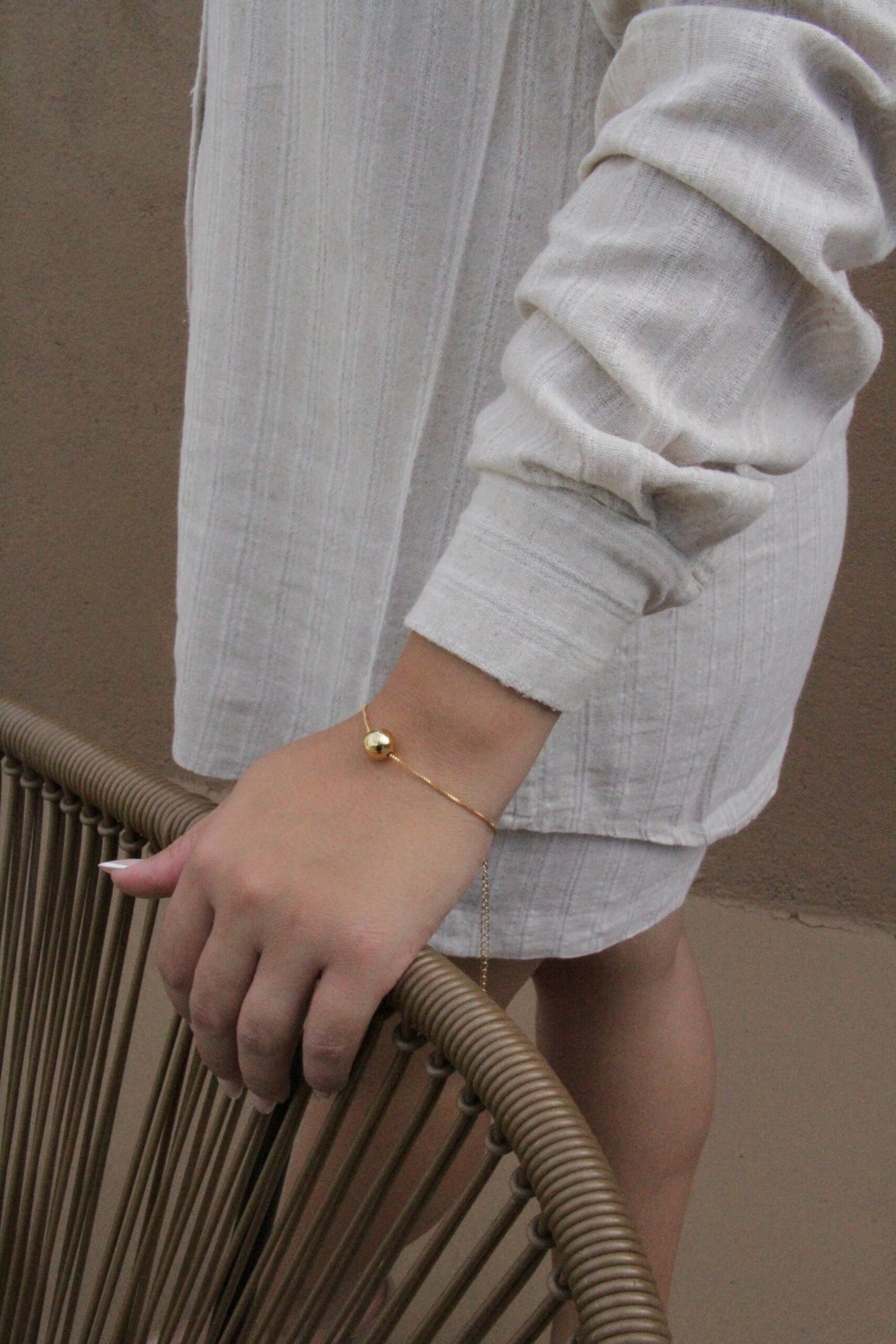 PULSEIRA BOLA LISA Dourado