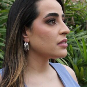 BRINCO ARGOLA TRIPLA LISO Branco